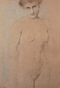 Fernand Khnopff Nude Study oil painting reproduction